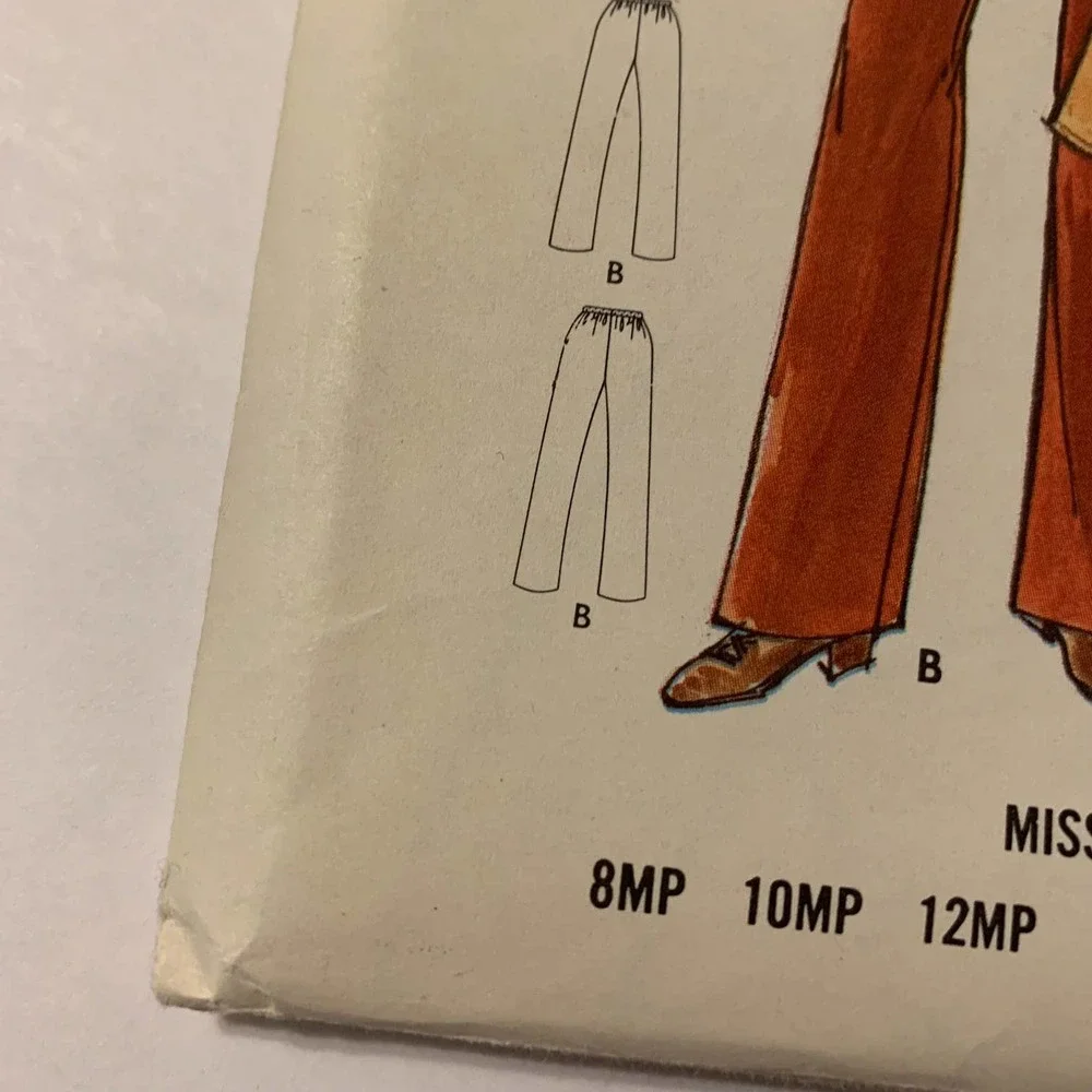 Butterick Vintage 1970's Pattern‎ #6378 Jumper/Tunic/Pants/Shorts Size 12